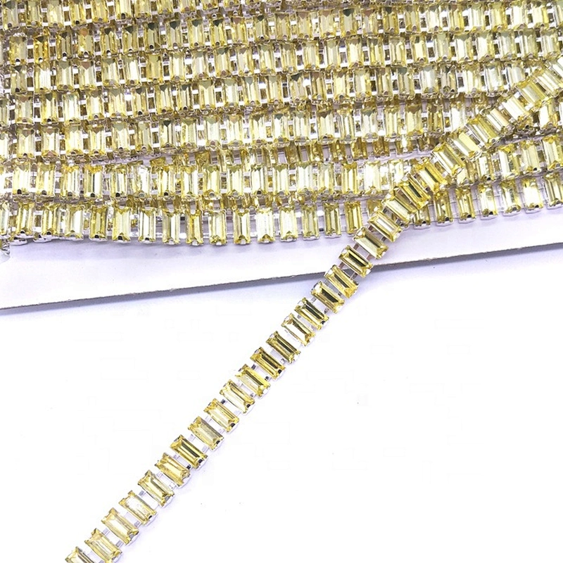 Custom Luxury Costume Jewelry Crystal Glass rhinestone Trimming
