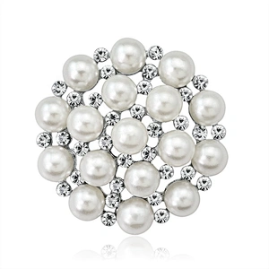 Diamante Rhinestone Pearl Buckles Ribbon Sliders Embellishments Wedding Bridal
