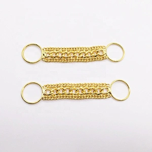 2020 latest listed luxury swimsuit body chain wild gold metal bikini connector wholesale