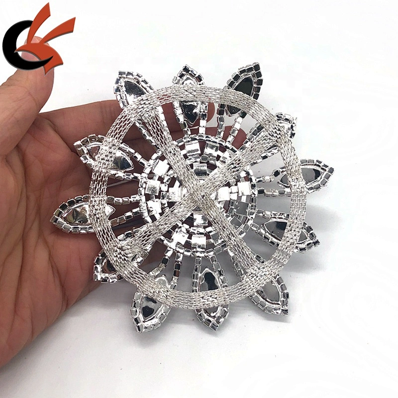 Wholesale Costume Dress Sew On Crystal AB Rhinestone Appliques