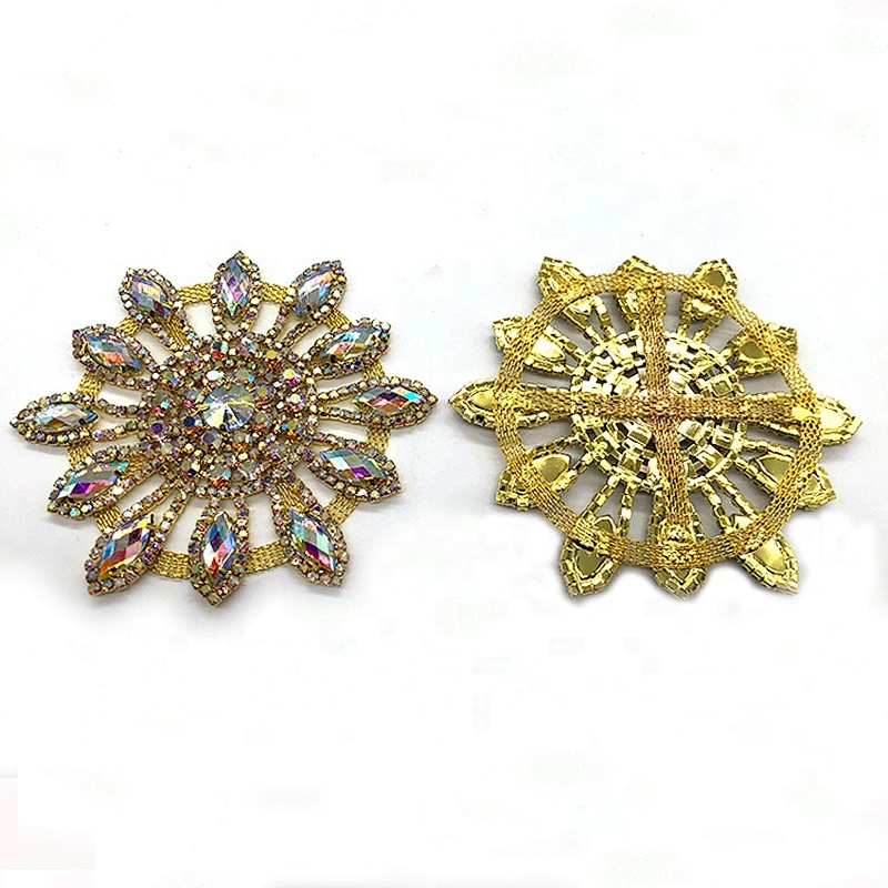 Custom rhinestone patch accessories jewelry for garment accessory