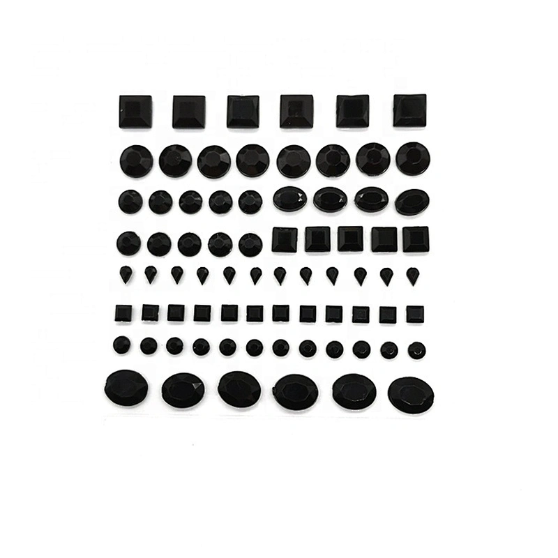Assort acrylic rhinestone Self-adhesive Diamond Stickers on diamante craft decor