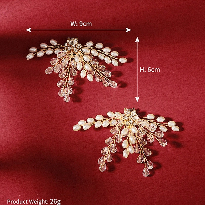 2020 fashion wedding shoe accessories handmade crystal bead rhinestone shoe clip accessories