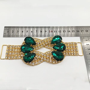 High Quality Crystal Rhinestone SILVER Metal Bikini Connectors Bikini Swimwear Connector