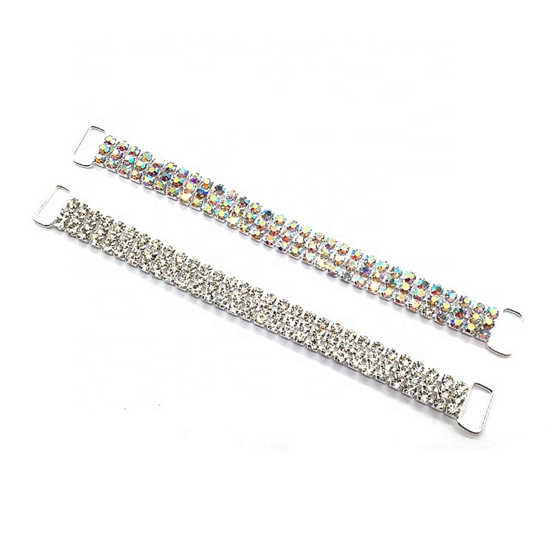 Rhinestone Flat Back AB Crystal Sew On Bikini Connectors For Swimsuit Body Shocking Show
