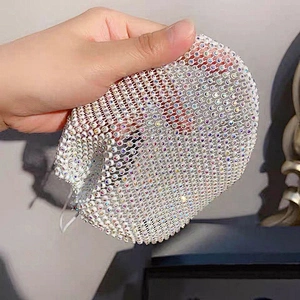 Hot Selling Fashion Rhinestone Bling Fishing net Party crystal Face Mask for Women