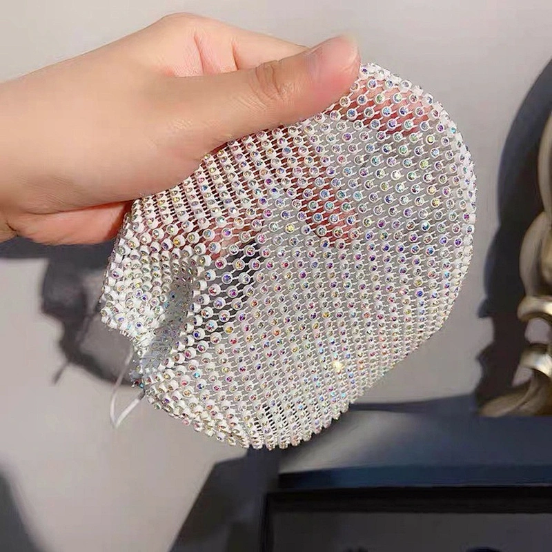 Hot Selling Fashion Rhinestone Bling Fishing net Party crystal Face Mask for Women