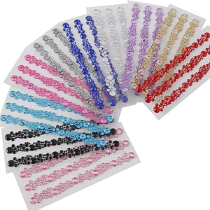 custom DIY craft self adhesive acrylic rhinestone stickers