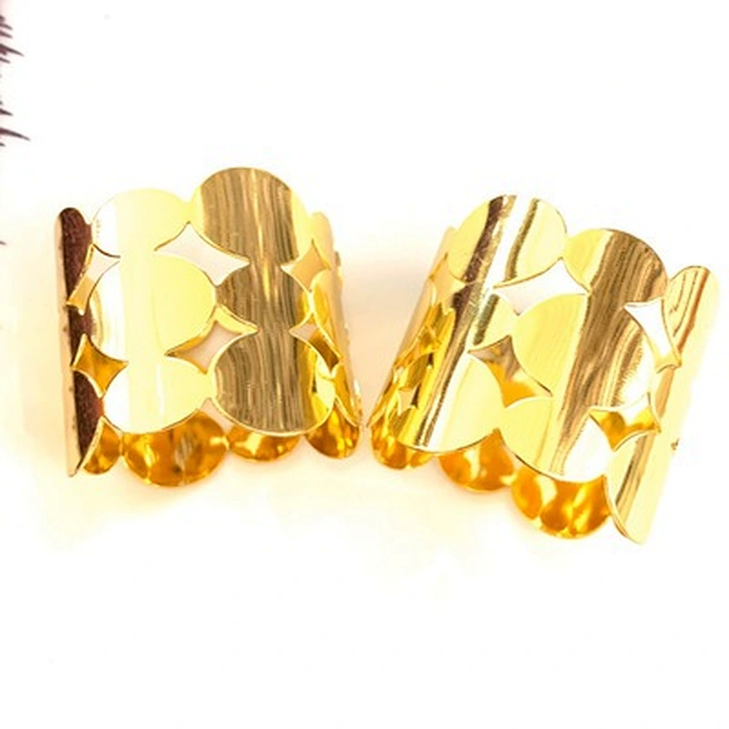 Table Decoration Serviette Holder Metal Napkin Ring for Home Wedding Banquet Party