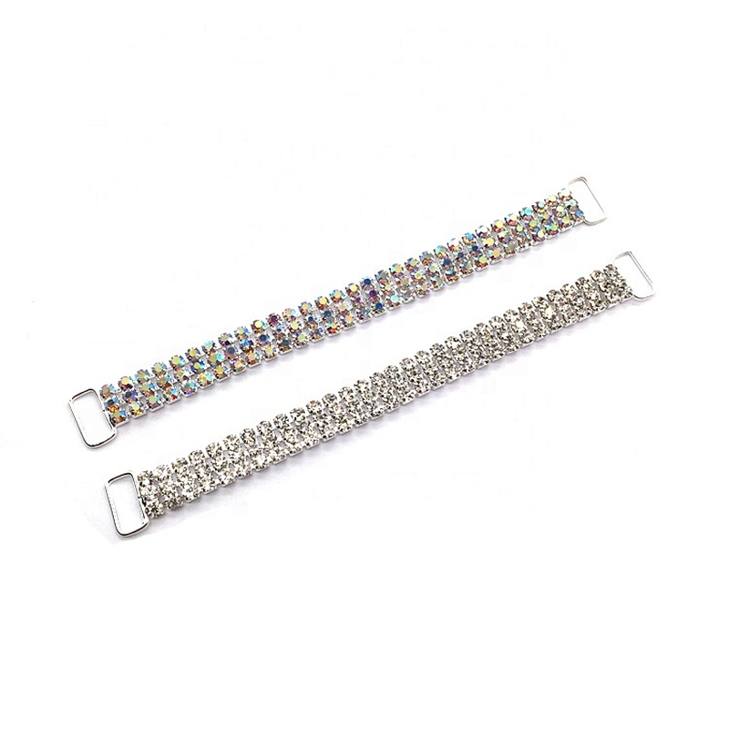 Rhinestone Flat Back AB Crystal Sew On Bikini Connectors For Swimsuit Body Shocking Show