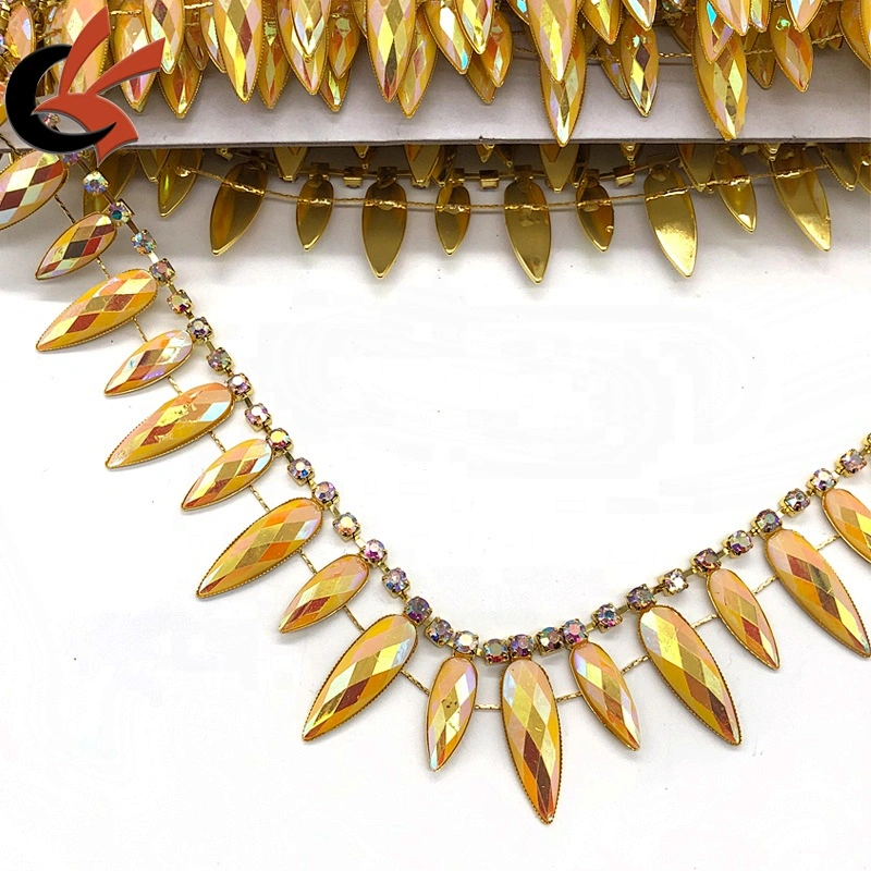 Customized Carnival trimming various colors to choose AB coating colors resin rhinestone trimming