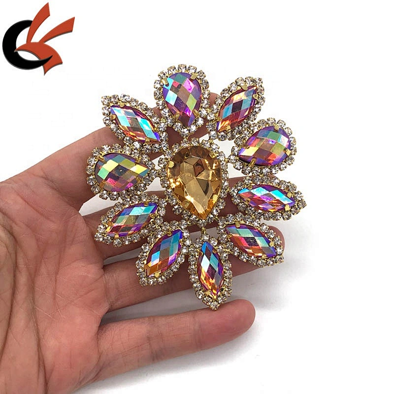 light topaz AB color resin crystal Carnival decoration rhinestone embellishment
