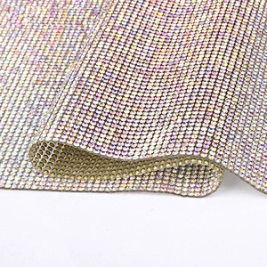 Hot sell 2mm crystal adhesion glue hotfix rhinestone sheets for clothes dance party dress