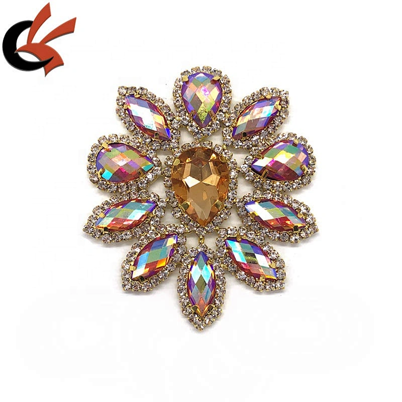 light topaz AB color resin crystal Carnival decoration rhinestone embellishment