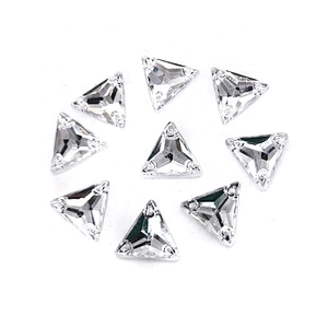 DIY Garment Accessories stone flatback triangel acrylic jewelry gem