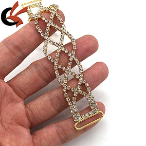 Sparkling Crystal Chain Diamante Rhinestone AB Competition Fitness Bikini Connectors