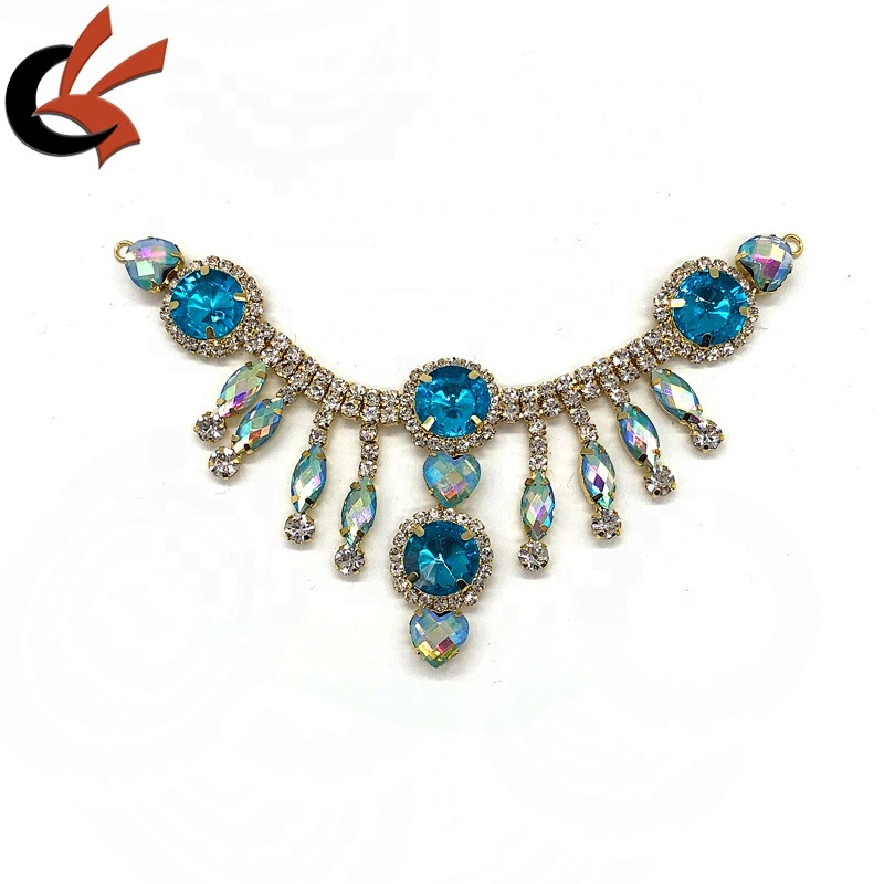 Handmade crystal rhinestone bikini Strap bikini connector for competition carnival bikini