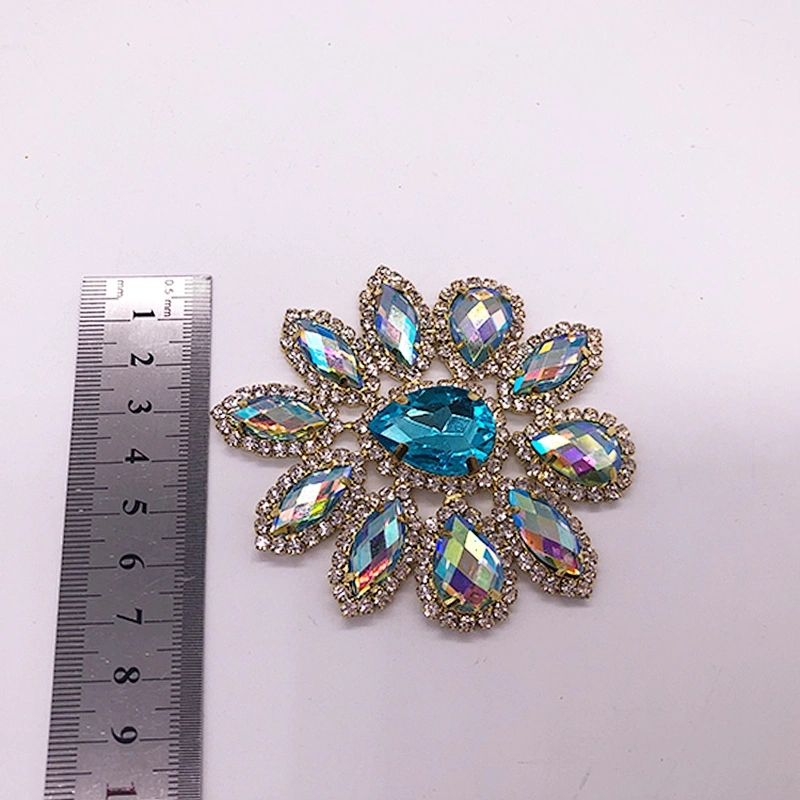 China manufacturer sparkle accessories rhinestone applique  for Fancy dress decoration