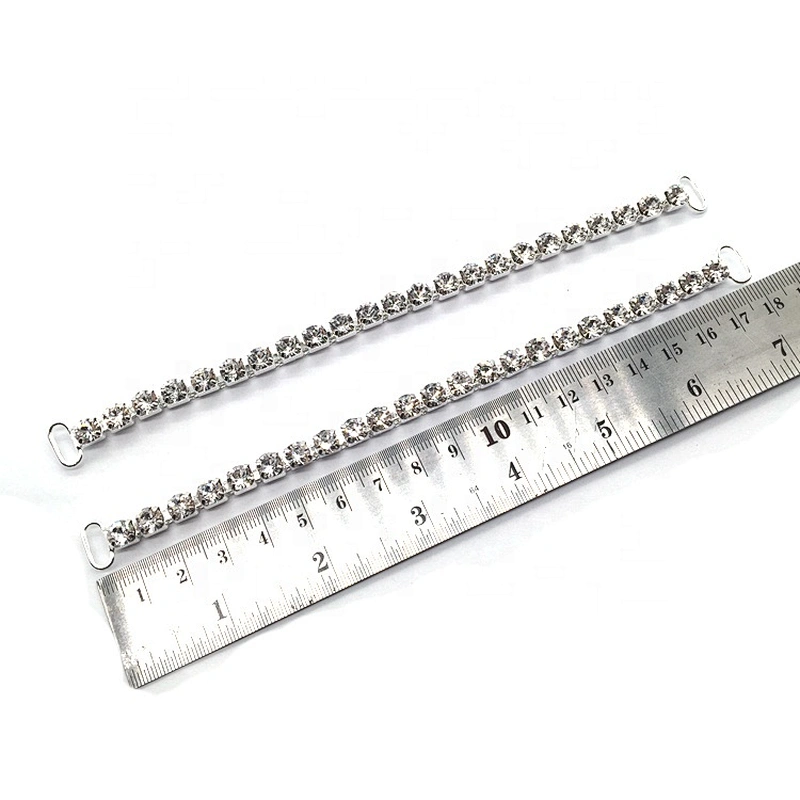 Women Sexy Bikini Accessories Single One Row SS28 Rhinestone Bikini Connector For Top and Bottom