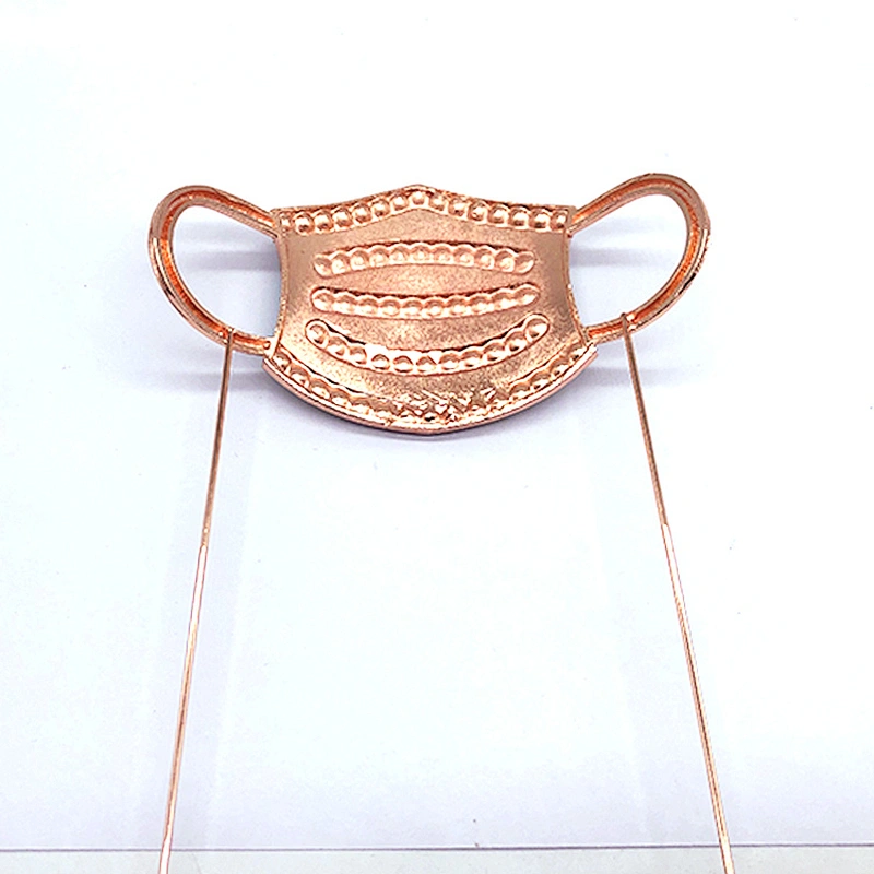 Particular New arrival crystal face-mask cake topper for cake decoration