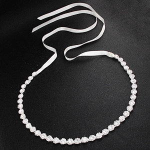 High Quality Rhinestone Applique Sash Crystal Sash Belt