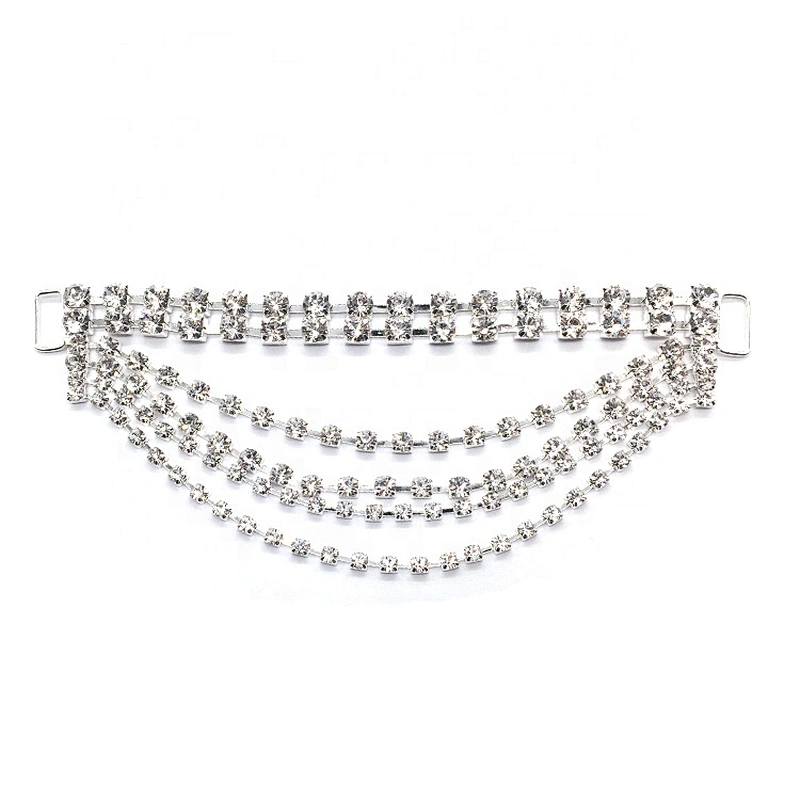 New fashion silver bling bling diamond bikini pendant chains women bikini bottom chain connector