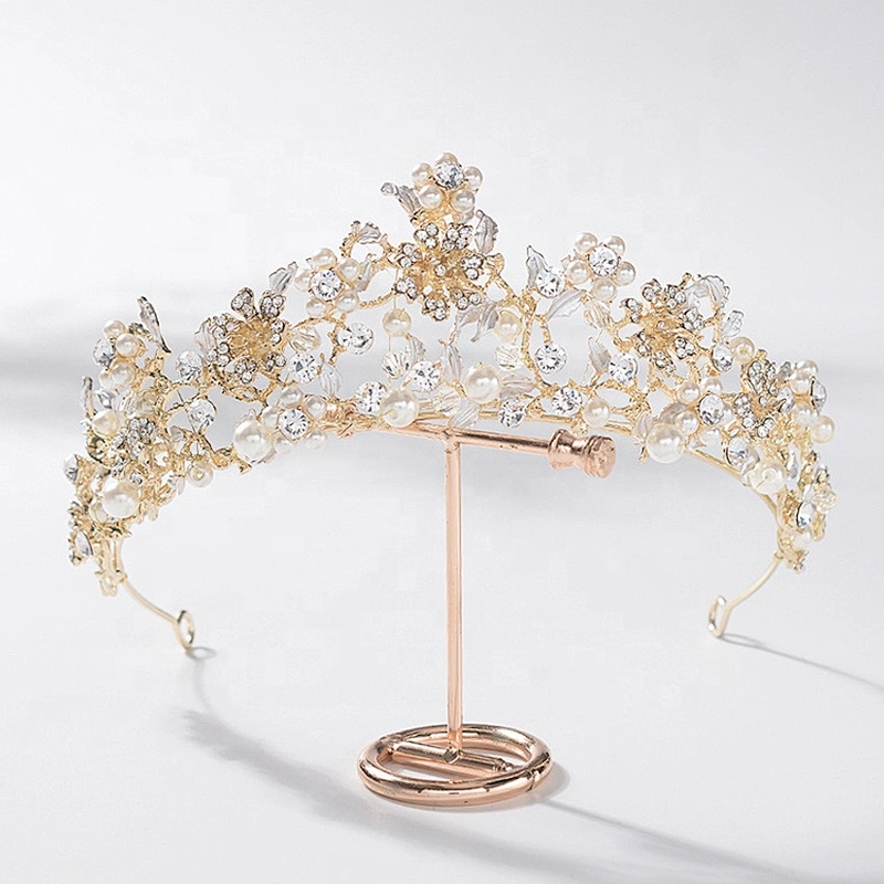 sparkly crystal rhinestone bridal tiara wedding hair crown