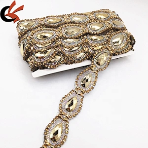 Creating gold iron rhinestone applique trimming hotfix rhinestone transfer tape for garments