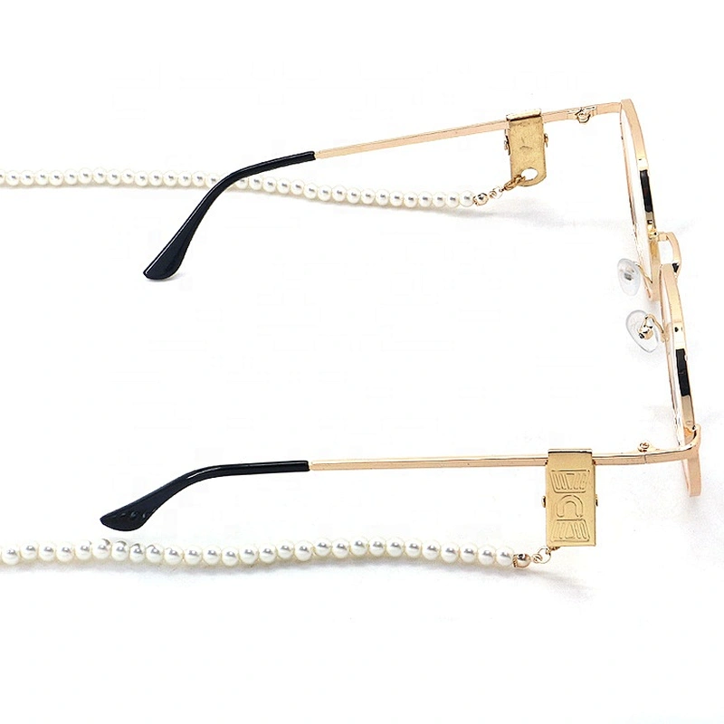 pearl chain sunglasses hanging neck strap face masking lanyard & chain