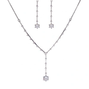 Fashion turkish jewelry Crystal Wedding Jewelry Sets for Bride