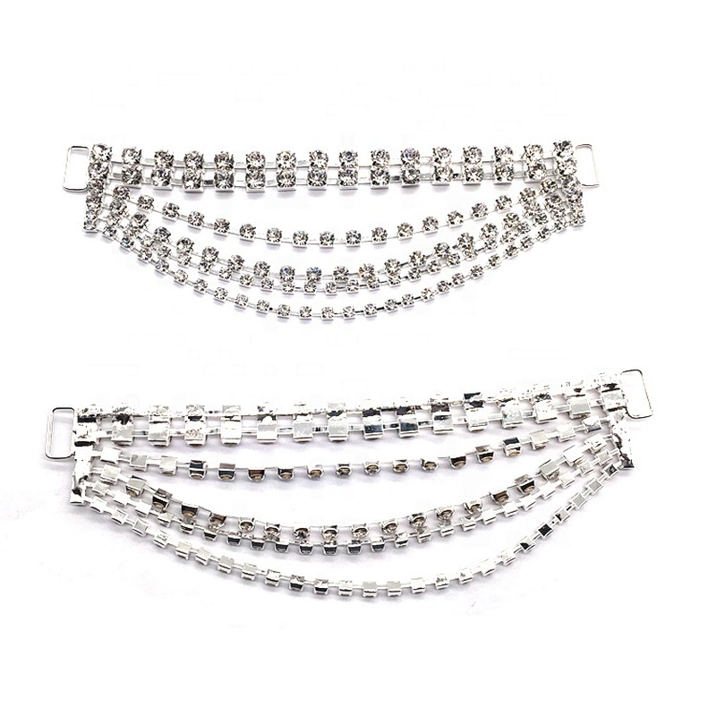 New fashion silver bling bling diamond bikini pendant chains women bikini bottom chain connector