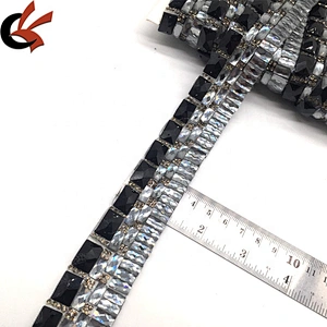 Costume Accessories Dress Decorating Supply Hot Fix Base Rhinestone Trim for Wholesale Dancing Dress