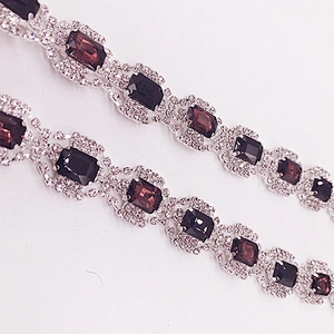 2021 Newest Cheap Ornate Rhinestone Chain trim