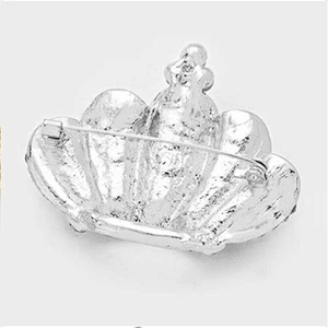 rhinestone Brooch For Women Silk Fabric Tie Corsage  Luxury Rhinestone Brooch Pins Jewelry Accessory