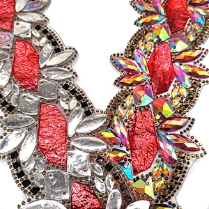 Decorative Iridescent  Resin rhinestone trimming Supplier
