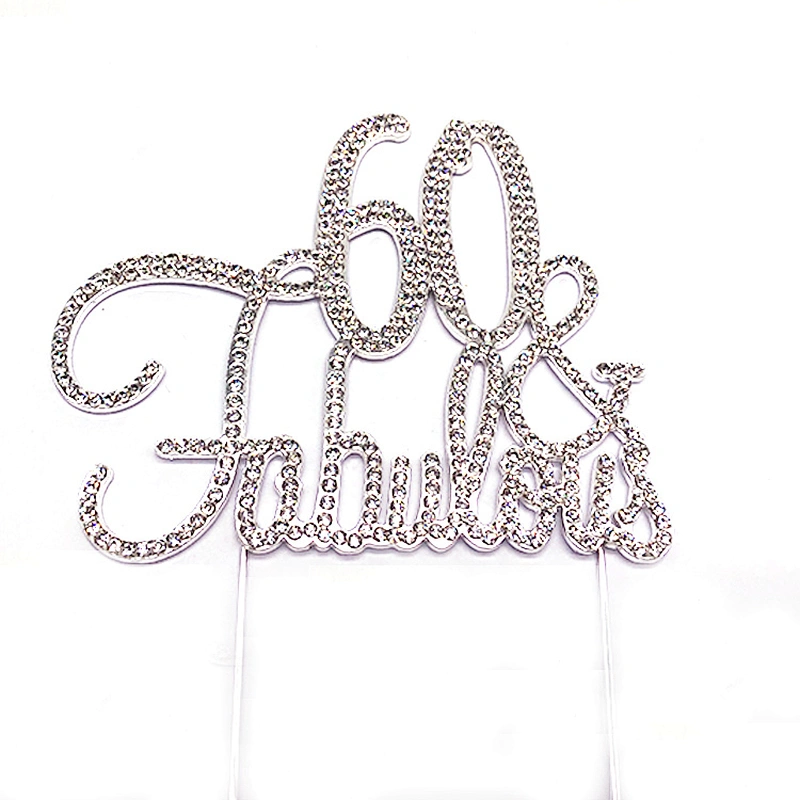 2021 New arrival Wedding Engagement decoration  crystal cake topper