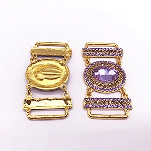 Hot Sale Fashion Wholesale shinning rhinestone bikini connector for garment accessories