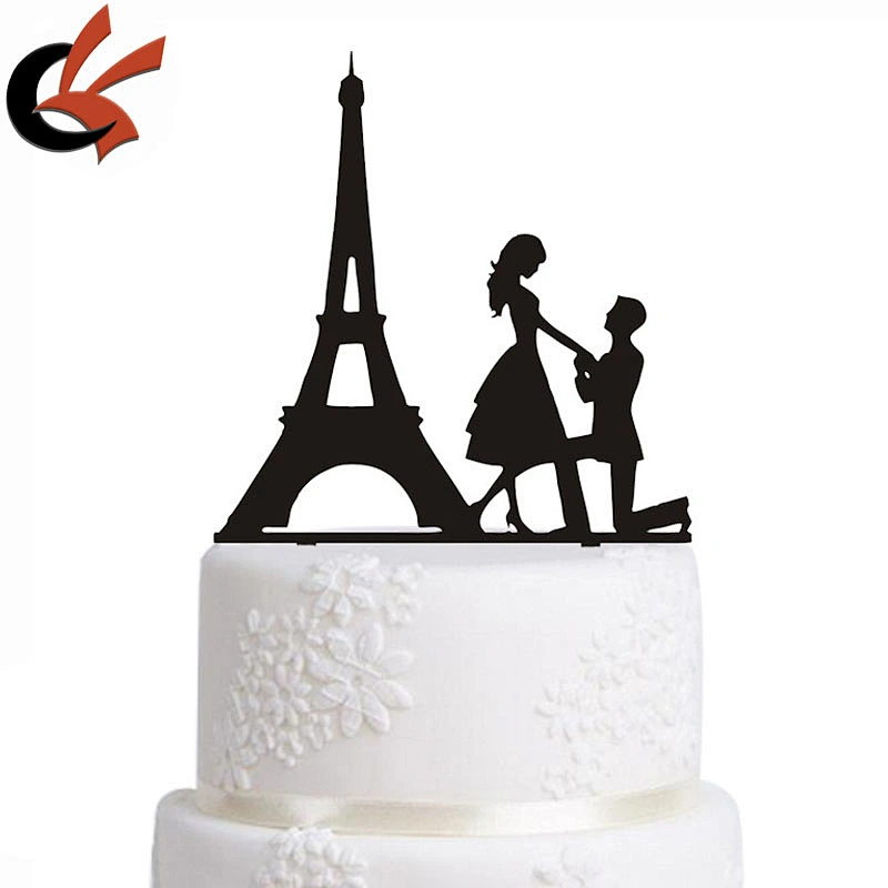 hot sale Mr&Mrs Cake Topper Acrylic Silhouette Wedding Cake Topper