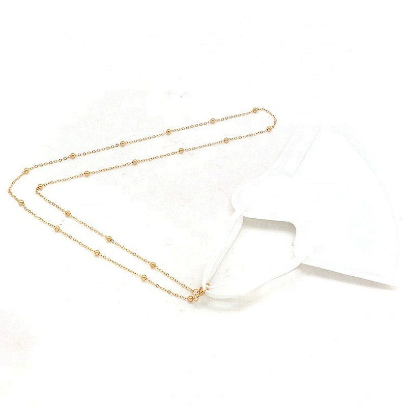 Fashion Metal Glass Lanyard Face Masking Lanyard
