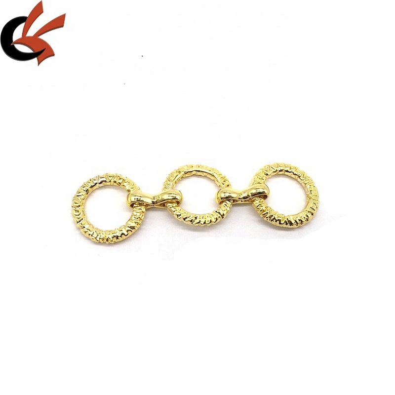 Factory Wholesale Women Handbag Ornament Gold Metal Swimwear Clasp Bikini Buckle Parts