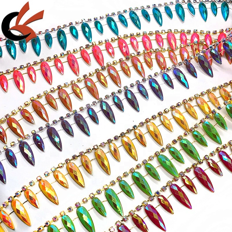 Customized Carnival trimming various colors to choose AB coating colors resin rhinestone trimming