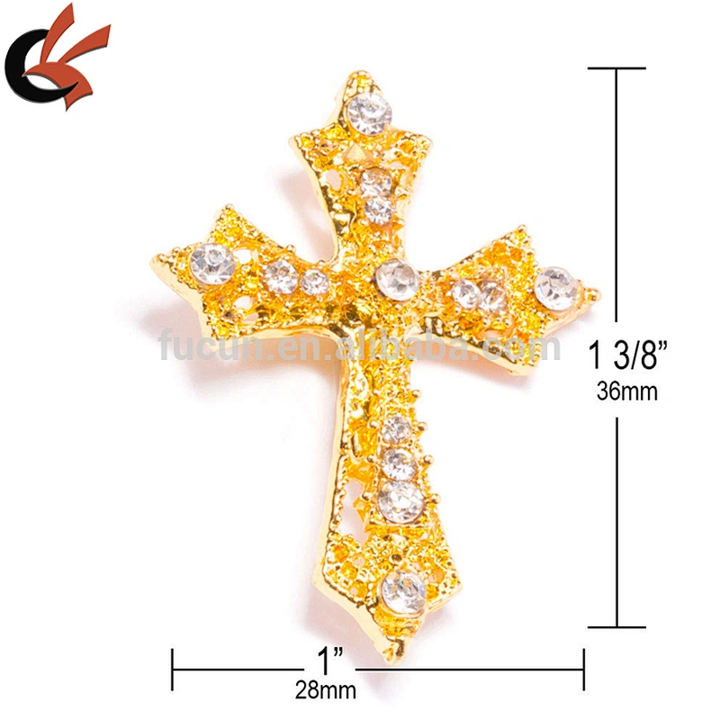 Wholesale Ex-factory Price Diamond Rhinestone Cross Buckle