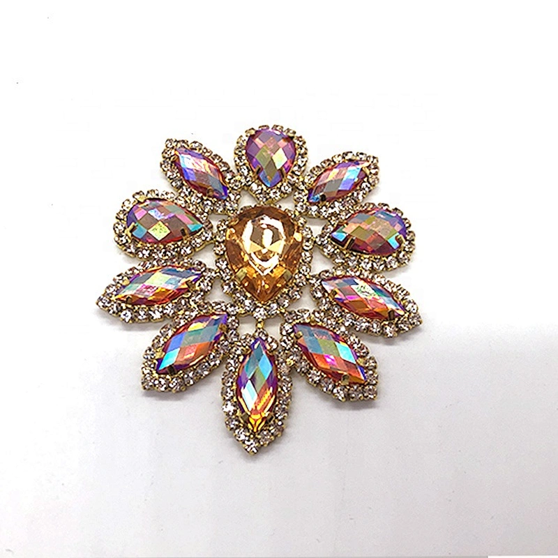 Shinning twinkle Rhinestone applique accessories for Carnival costume decoration