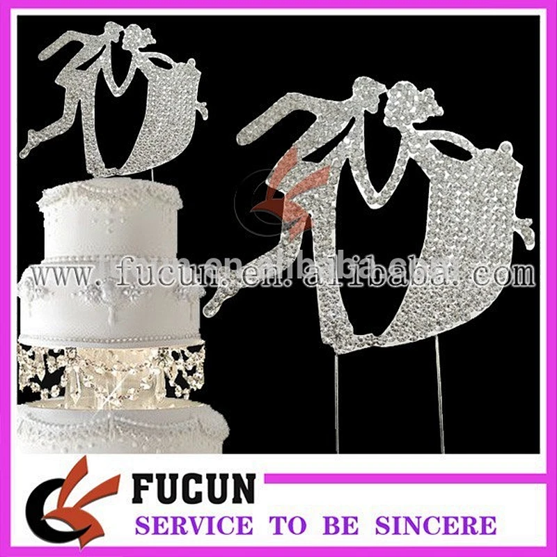 hot new products wedding cake toppers bride and groom for 2017 wedding decoration