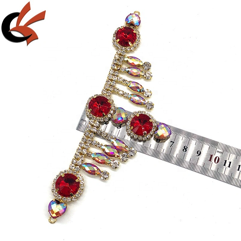 crystal rhinestone tassel underwear connectors applique swimwear bikini decorative