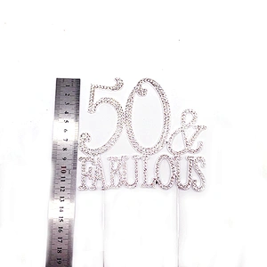 Party favor cake accessories  wedding crystal cake topper