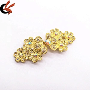 2020 creating make fashion new product decorative gold pair button hook clasp buckle for shawl dress