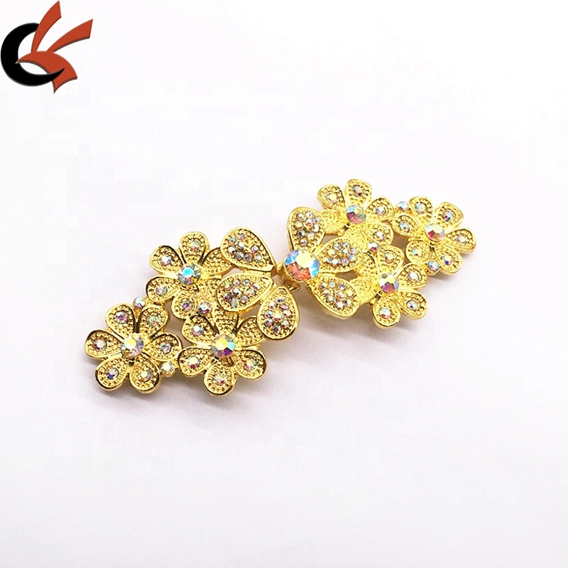 2020 creating make fashion new product decorative gold pair button hook clasp buckle for shawl dress