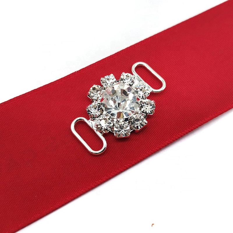 wholesale bling small crystal rhinestone bikini buckles crystal rhinestone connector