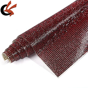 Hot sale various colors can choose 24x40cm 2mm top quality hot fix iron on mesh sheet
